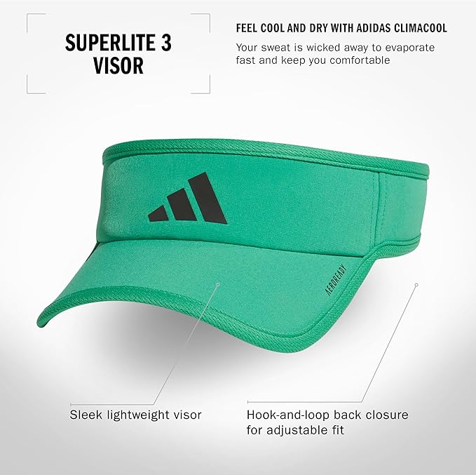 adidas Men's Men's Superlite 3 Visor