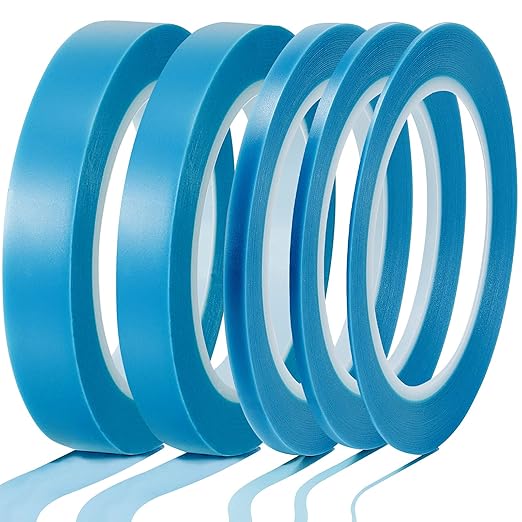 Xuniea 5 Rolls of Vinyl Tape Masking Tape Automotive Car Auto Paint by Xuniea