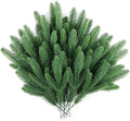 Hananona 50 Pcs Artificial Pine Branches Christmas Greenery Plants Pine Needles by HANANONA