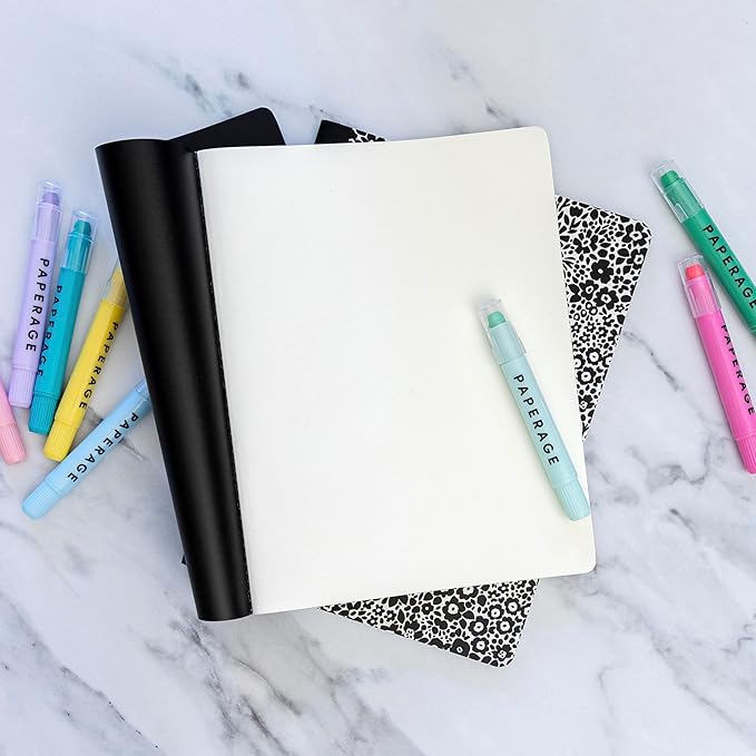 PAPERAGE Soft Cover Lined Journal Notebook, 2 Pack, 100 Pages, Large 7.5 inches - Image 7