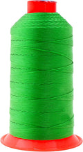 Mandala Crafts Bonded Nylon Thread Green Heavy Duty Sewing Threads by MandalaCrafts