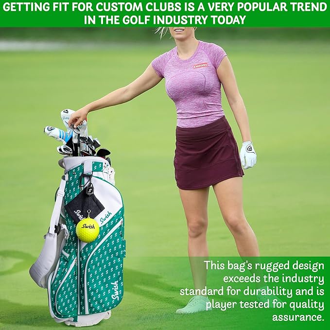 Swish Portable Golf Ball Cleaner – Clip-On Golf Accessory for Bag or Cart – Perfect Golf Gift