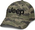 Jeep Wordmark Logo (Black) Adjustable Baseball Hat