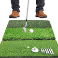 Golf Hitting Mat, Golf Training Mat for Swing Path Feedback Detection Batting,Extra Replaceable Golf Practice Mat, Golf Gifts for Men Women for Home Indoor Outdoor