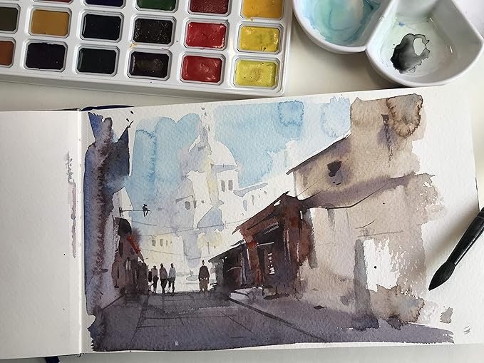 tumuarta Watercolor Journal, 140 LB, 300 GSM, Cotton Paper, Cold Press - Image 3