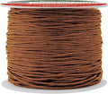 Mandala Crafts 1mm 109 Yards Russet Brown Cotton Waxed Cord by MandalaCrafts