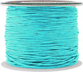 Mandala Crafts 0.5mm 109 Yards Turquoise Cotton Waxed Cord by MandalaCrafts