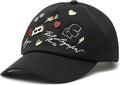 Karl Lagerfeld Paris Womens Charms Baseball Cap Pins Hat