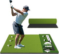 RIKADE Golf Mat - 5x4ft & 6x4ft 26mm-31mm Golf Hitting Mat for Simulators, Backyard, Garage, Indoor & Outdoor Use, Features Dual-Turf Mats with Ball Tray for Chipping and Swing Training