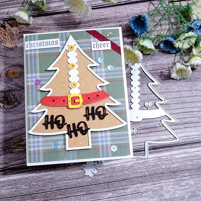 Festivals Metal Cutting Die for Scrapbooking, Christmas Cut Stencils for DIY - Image 4