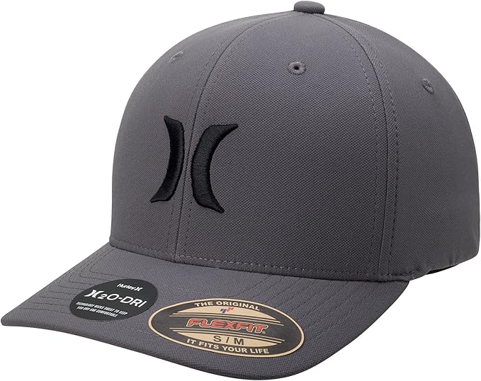Hurley Men's Caps - One & Only Flexfit Baseball Cap - Fitted Hats for Men (S-XL)