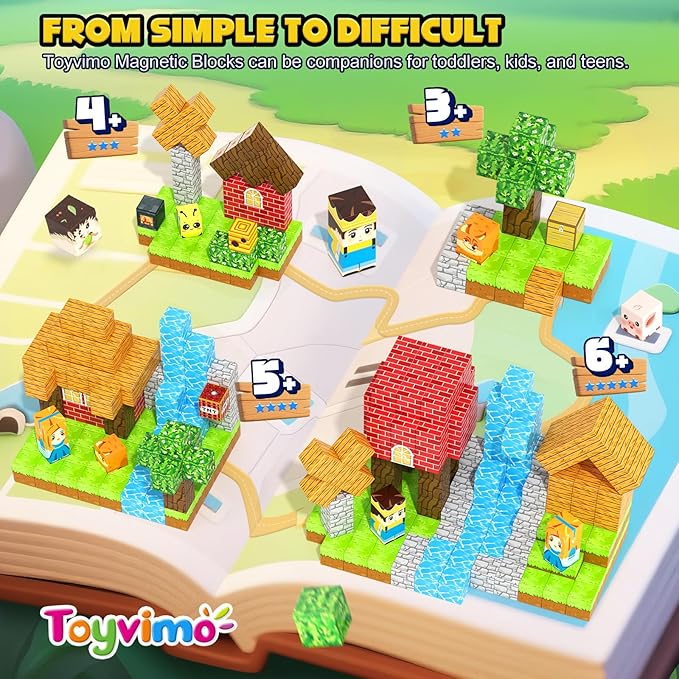 Magnetic Blocks 100PCS Compatible STEM Stacking Building Toys - Image 7