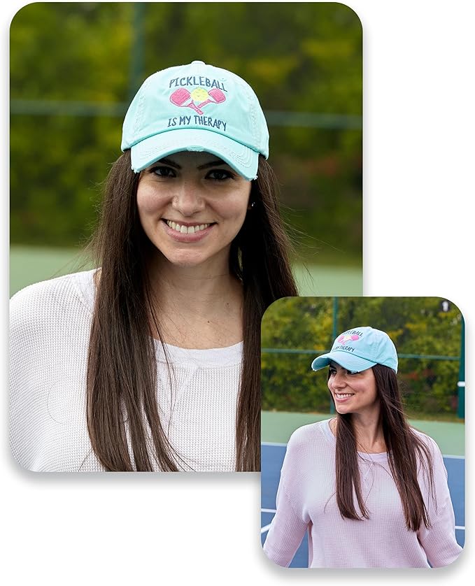 Funky Junque Distressed Vintage Baseball Cap - Embroidered Patch Women's Hat - Holiday, Lifestyle & Patriotic Designs