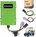 10L0L Golf Cart Voltage Reducer 36V-72V to 12V 30A 350W, Universal DC Step Down Converter, Regulator, Upgraded Version Transformer for Yamaha EZGO Club Car（Green）