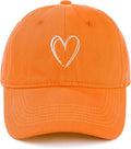 American Trends Womens Baseball Caps Cute Heart Dad Hat, Adjustable Cotton Unisex Cap for Workout, Golf & Everyday Wear