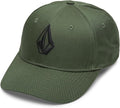 Volcom Unisex Adult Quarter Twill Hat – 6-Panel Adjustable Snapback Baseball Cap with Stone Logo