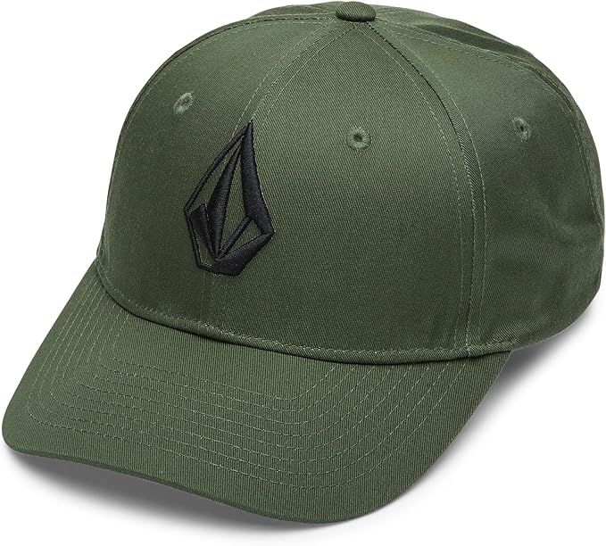 Volcom Unisex Adult Quarter Twill Hat – 6-Panel Adjustable Snapback Baseball Cap with Stone Logo
