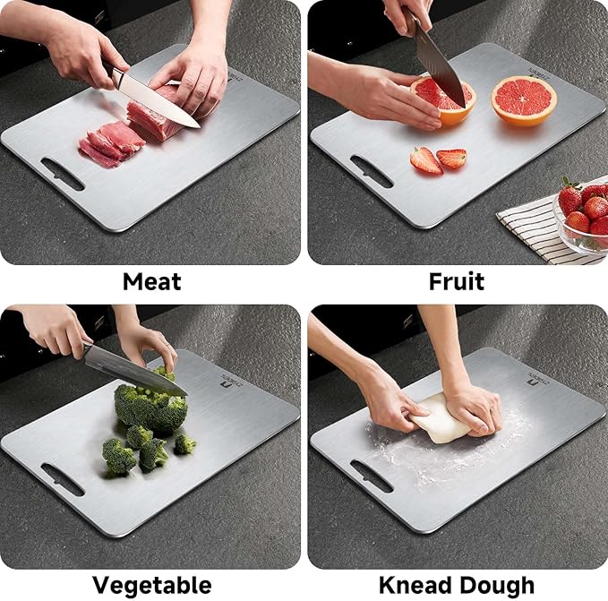 Pure Titanium Cutting Board, Stainless Cutting Boards - Image 7