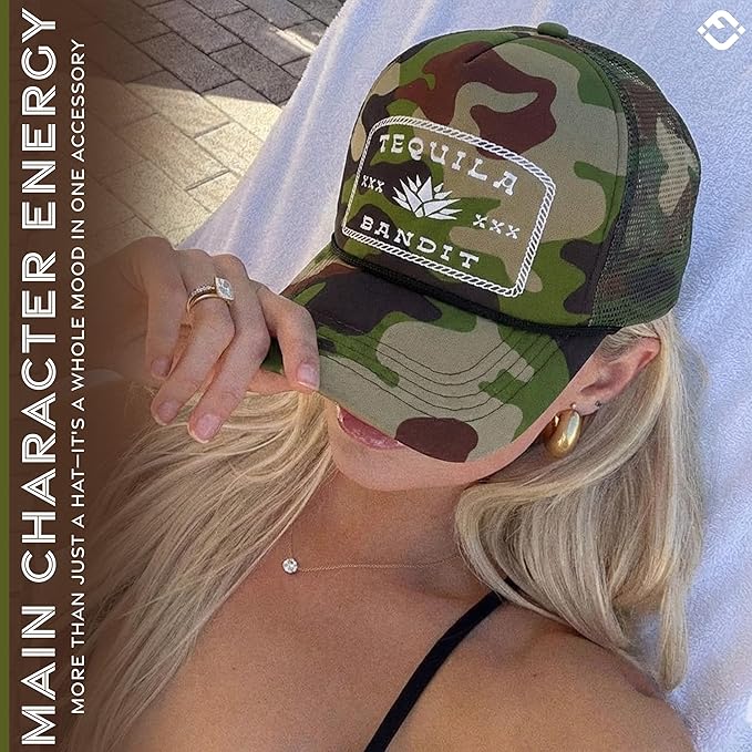 Funky Junque Premium Mesh Snapback Trucker Hat - Stylish Comfort for All - Patriotic, Humor & More