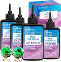 JDiction 400g UV Resin, New Formula Crystal Clear UV Resin Solar Cure Sunlight by JDiction