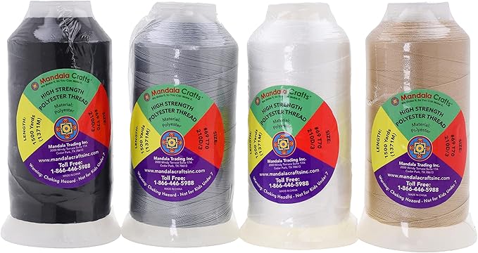 Mandala Crafts Neutral Heavy Duty Thread - Image 2
