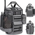 Baseball Bucket Bag Baseball Coaching Accessories Organizer Tactical Style Softball Bucket Bag with Anti-Slip Bottom, Multiple Pockets for Bat, Gloves, Scoreboards