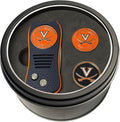Team Golf NCAA Gift Set Switchblade Divot Tool with 3 Double-Sided Magnetic Ball Markers, Patented Single Prong Design, Causes Less Damage to Greens, Switchblade Mechanism