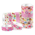 Donut Washi Tape Set 12 Rolls, Cute Washi Tape Candy Cake Gifts Wrapping by AdirasenotekOfficialFlagship