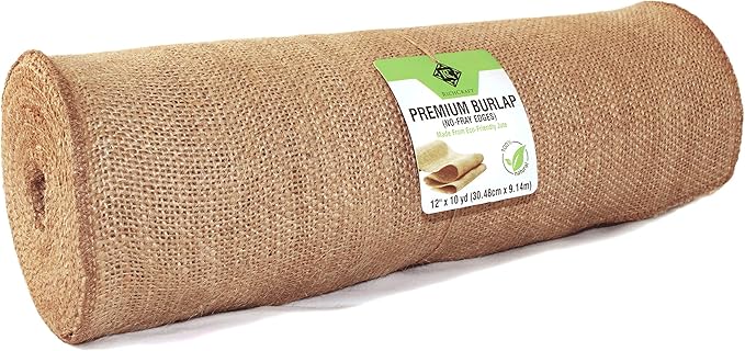 12" x 10yd NO-FRAY Burlap Roll ~ 3 - Image 2