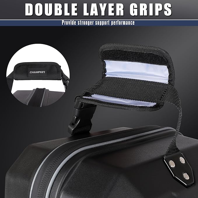 CHAMPKEY Premium Soft-Padded Golf Travel Bags for Airlines - Travel Golf Gags for Airlines with Premium Oxford Fabric and Oversized Wheels