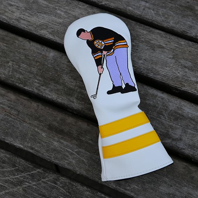 Funny Golf Head Covers - Leather Driver Headcover, Fairway Wood, and Hybrid Covers - Inspired Design with Premium Embroidery - Unique Golf Gift & Accessories for Men and Women Golfers