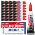 3 Gram Single Use Super Glue Liquid, Super Fast, Thin & Strong Adhesive by ALECPEA