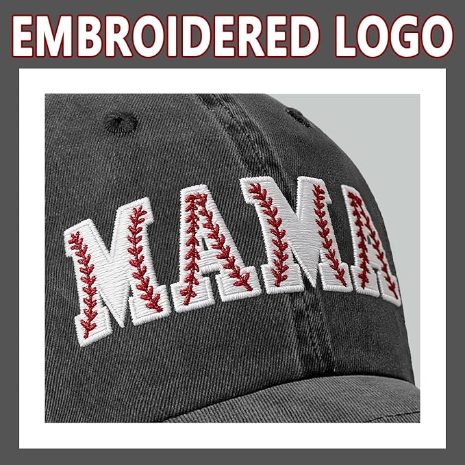 Mama Trucker Hat Mothers Day Birthday Gifts for Mother Mom Mama Embroidered Adjustable Washable Baseball Cap