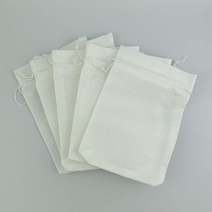 Palmhomee Pack of 25 Burlap Gift Bags - Image 5