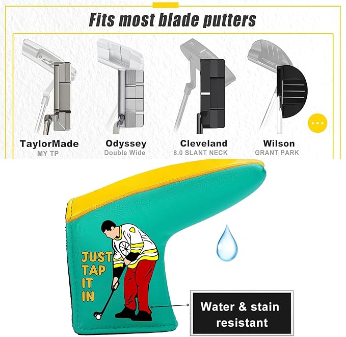 Funny Golf Putter Headcover, Perfect Golf Gift for Men and Women, Golf Accessories for Golfers