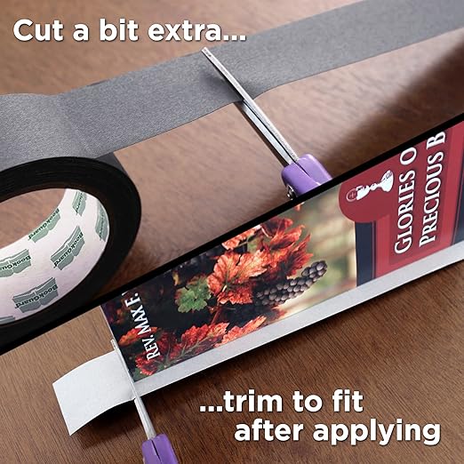 BookGuard 1-1/2 Inch Vinyl-Coated Cotton Cloth Bookbinding Repair Tape - Image 3