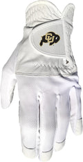 Team Golf NCAA Men's Left Hand Golf Glove, For Right Handed Players, One Size, Includes Removable Double-Sided Magnetic Ball Marker