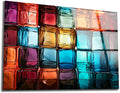 SpiritualHands Magical Light Play and Stunning Colors Tempered Glass Wall Art by SpiritualHands