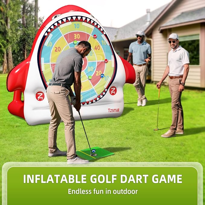 Inflatable Golf Game Set, Outdoor & Beach Golf, Party Darts and Indoor Darts - Image 2