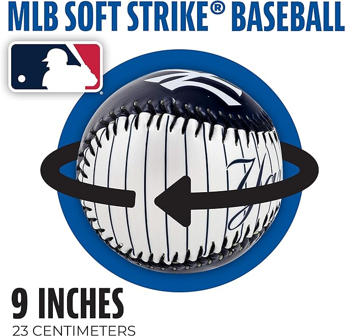 Franklin Sports MLB Team Soft Baseballs - Team Logo - Fan Shop Toy Baseball for Kids - Decoration for Desks and Office