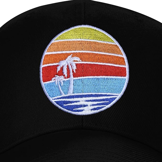 Embroidered Baseball Cap for Women Men Adjustable Baseball Hat Black Baseball Cap Trucker Hat