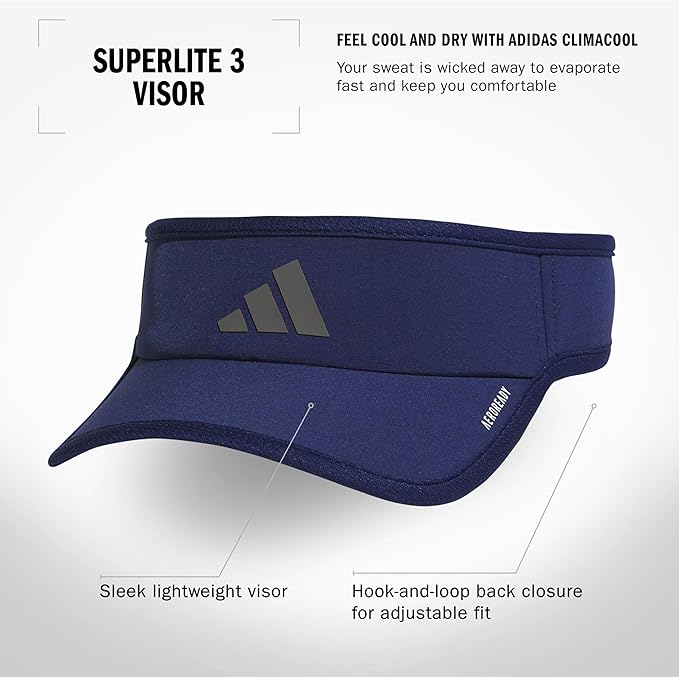 adidas Men's Men's Superlite 3 Visor