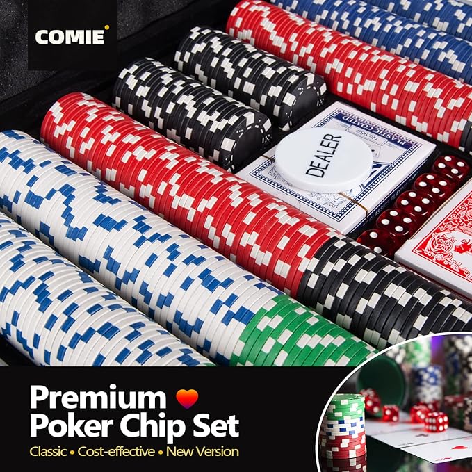 Poker Chips, 11.5 Gram Poker Set - Image 6
