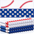 FuWeave 50 Pcs Sports Cooling Towels Baseball Basketball Softball Breathable Soccer Football Volleyball Microfiber Ice Towel Fast Drying for Party Favors Team Gift (Baseball,40 x 12 Inch)