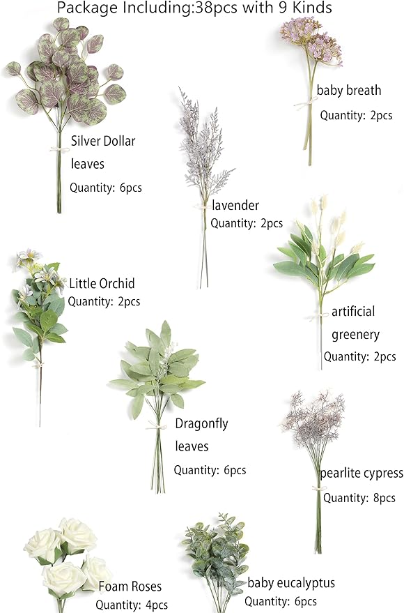 Serra Flora Artificial Greenery Spray Box Set - Image 2