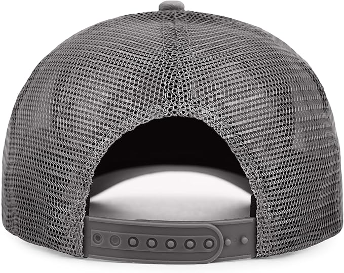 American Flag Trucker Hat - Snapback Hats for Men Women Baseball Cap - Breathable Mesh & Adjustable Fit for Casual Wear