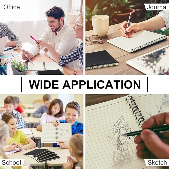 Yahenda 108 Pcs Spiral Notebook Bulk A5 Journal Lined 8.3'' x 5.5'' Writing - Image 2
