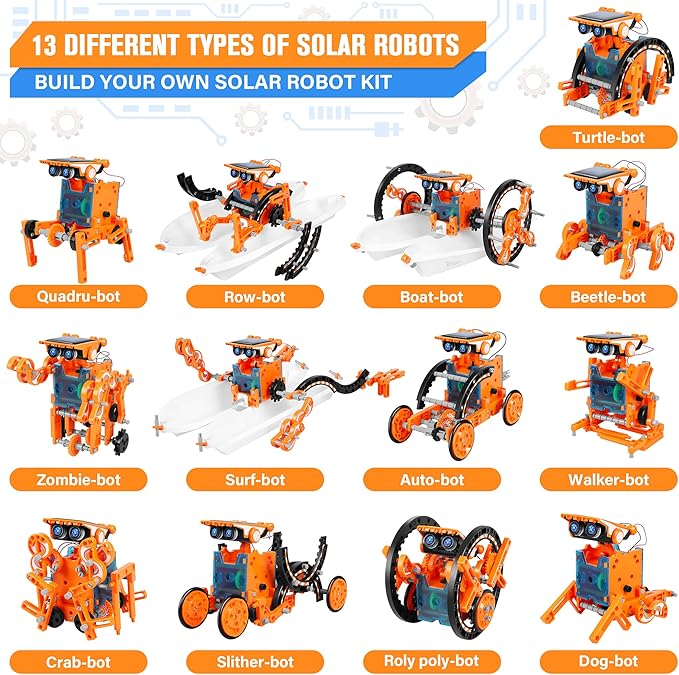 STEM 13-in-1 Education Solar Robot Toys - Image 2