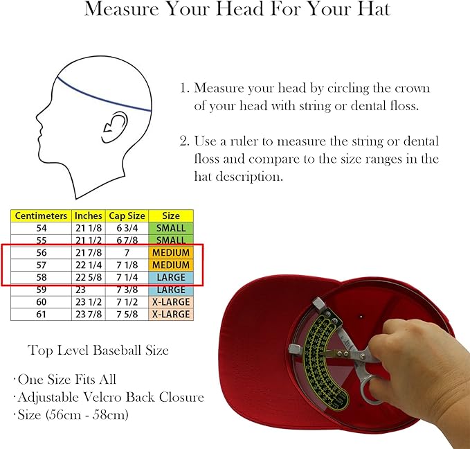Top Level Baseball Cap Men Women - Classic Adjustable Plain Hat