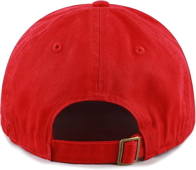 Cotton Baseball Cap Dad Hat – Washed Low Profile Adjustable Hat for Men Women Casual Outdoor Running Golf